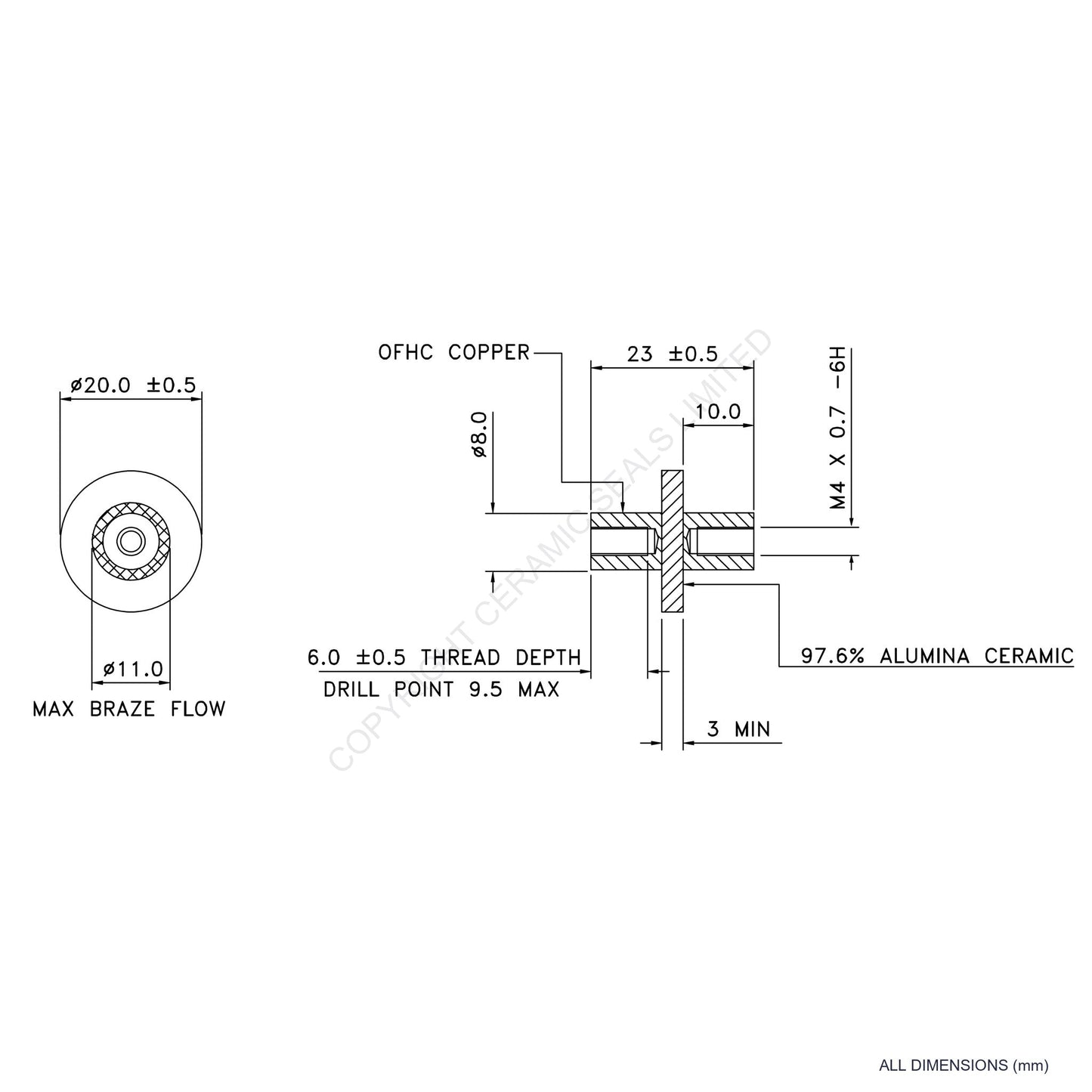 Heat Sink Isolator (M4)