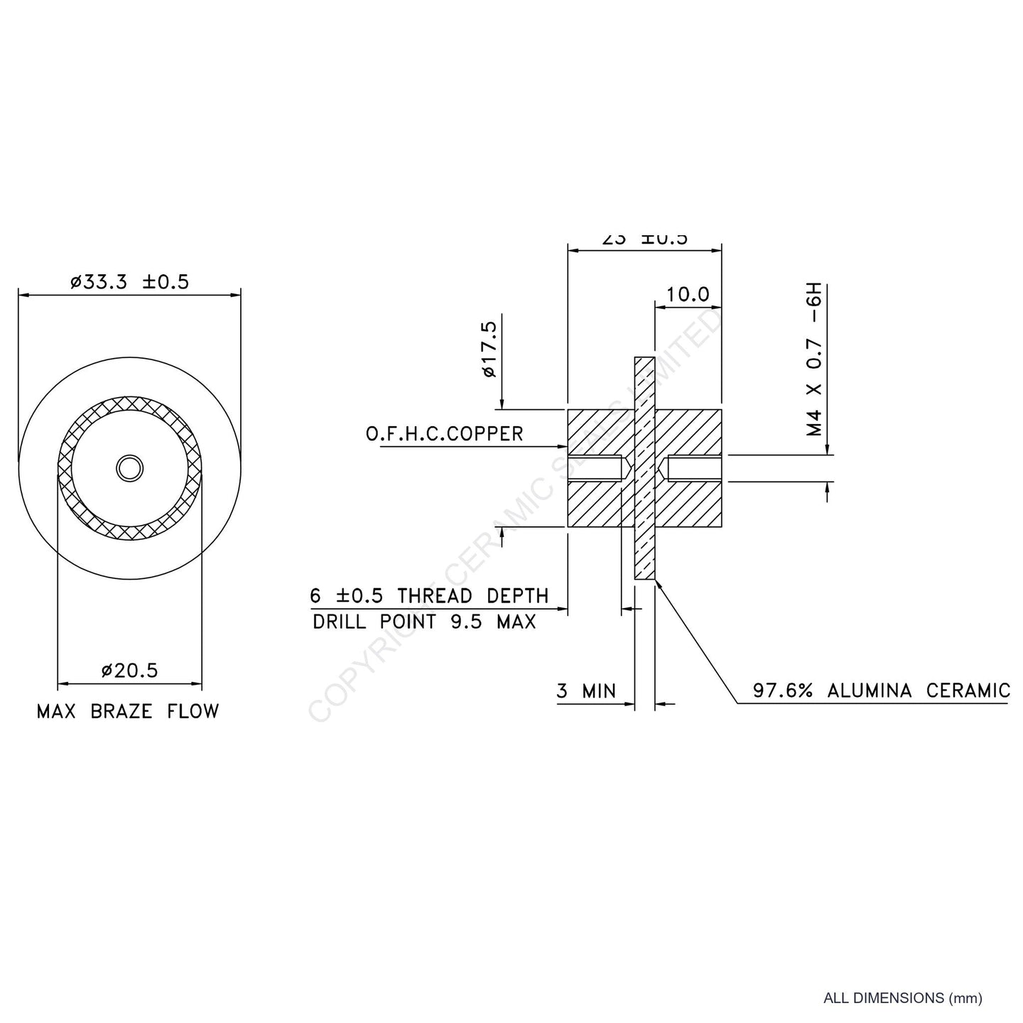 Heat Sink Isolator (M4)