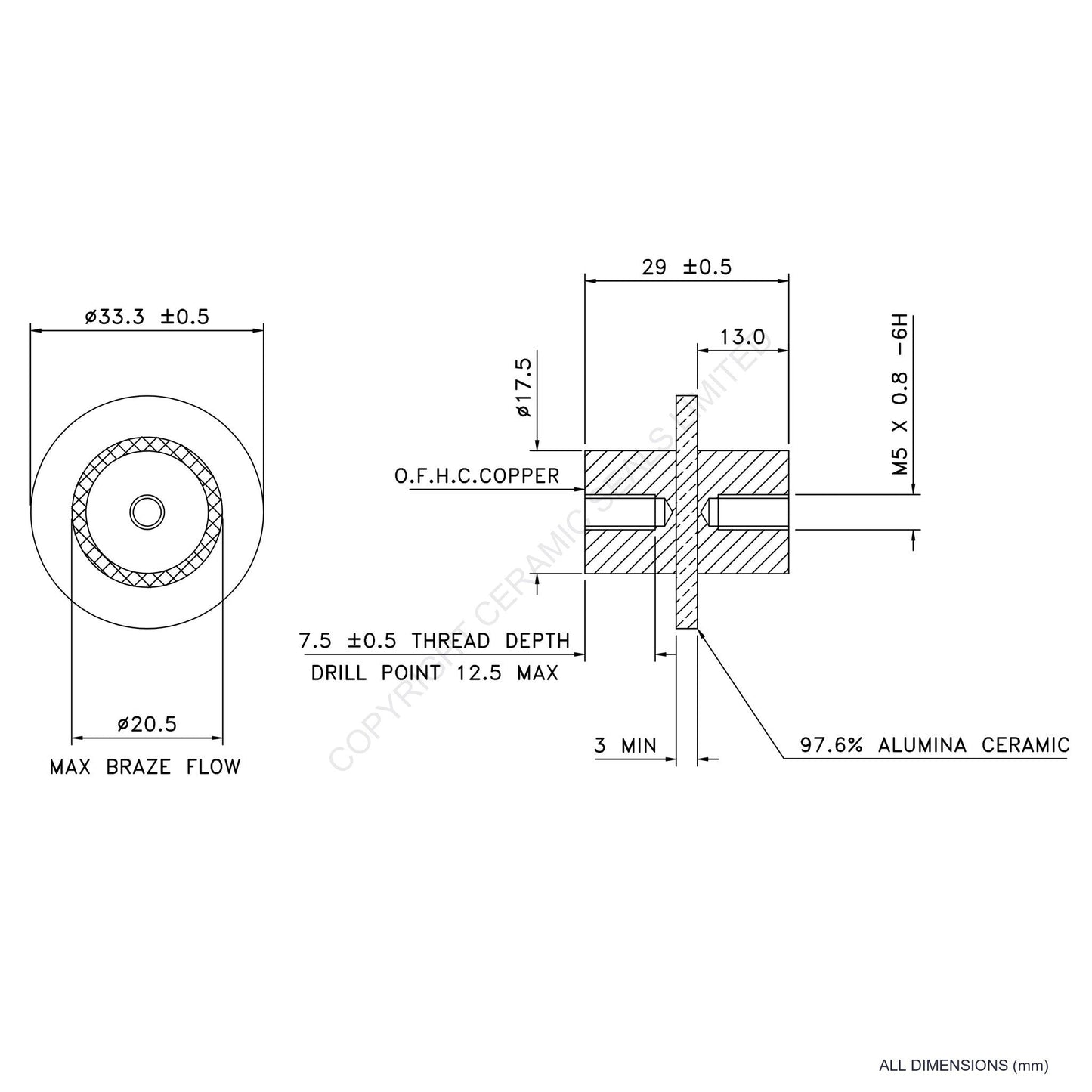 Heat Sink Isolator (M5)