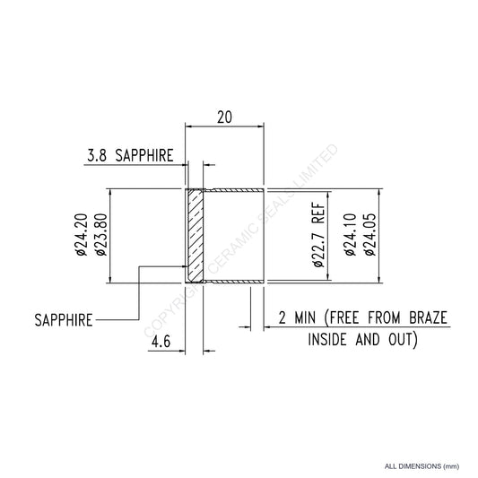 Viewport Weldable (20mm)