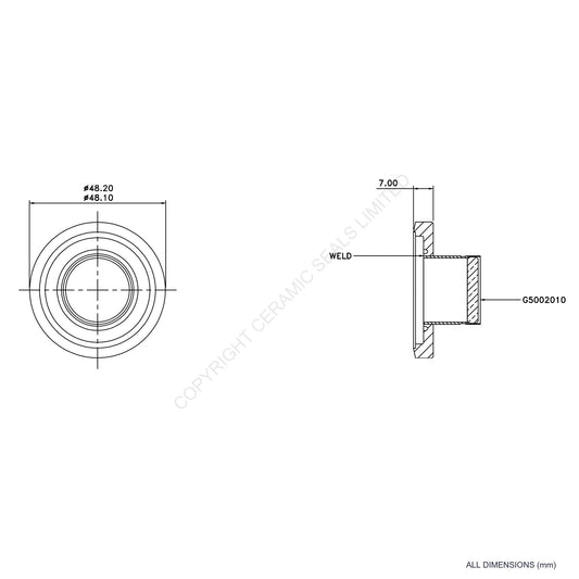 Viewport UHV Rotatable (20mm)